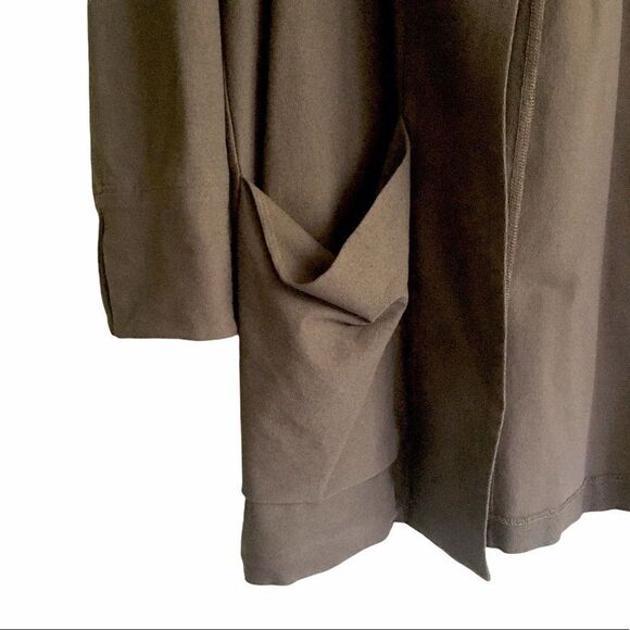 EILEEEN FISHER Open Front Shawl Blazer M - Picture 8 of 9